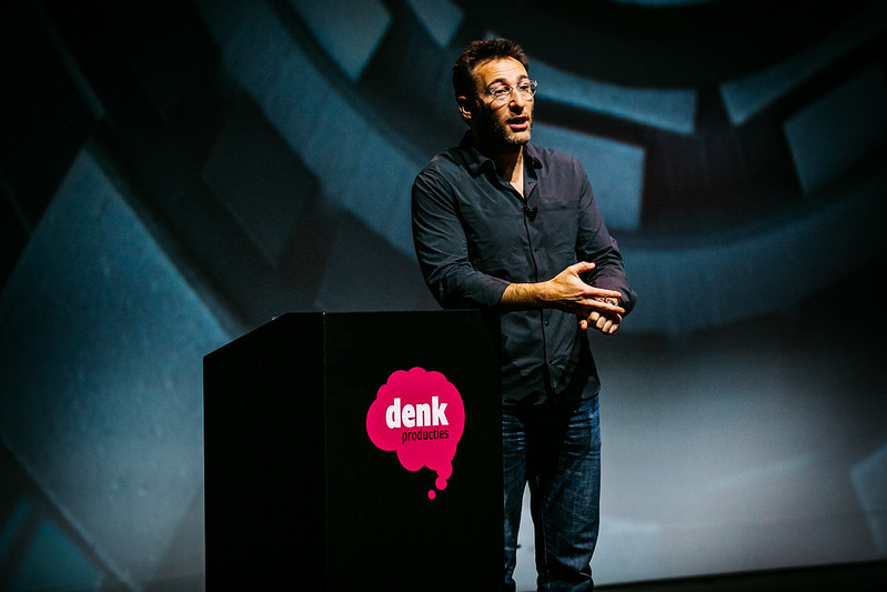 Simon Sinek tijdens Purpose Driven Leadership