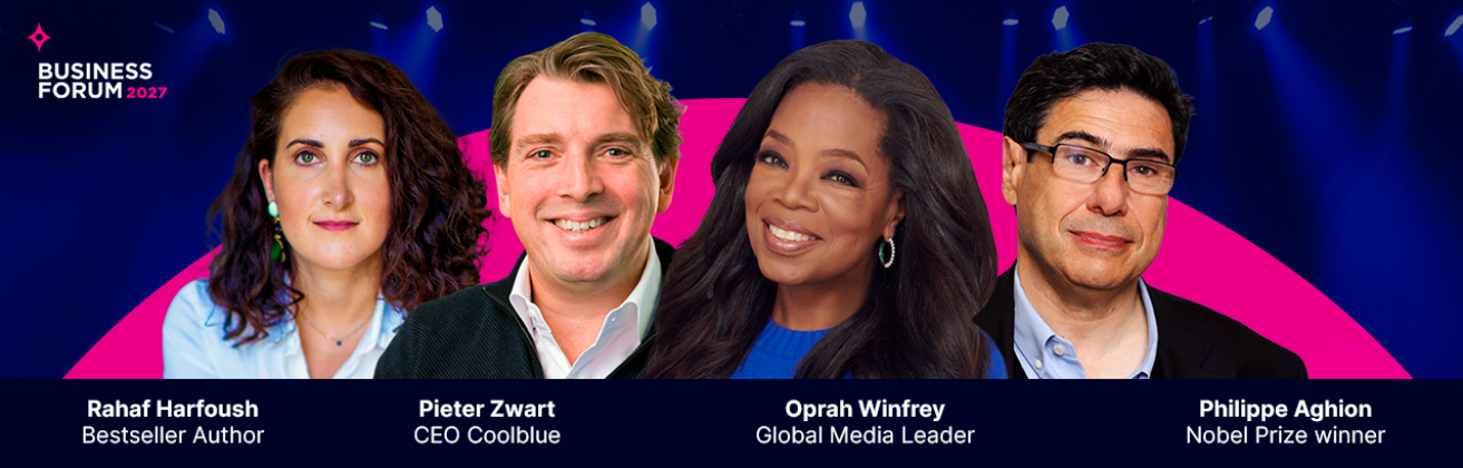 Oprah Winfrey, Philippe Aghion, Rahaf Harfoush and Pieter Zwart to speak at Business Forum 2027