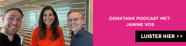 Afbeelding van de DenkTank podcast met Janine Vos