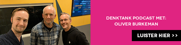 Afbeelding van de DenkTank podcast met Oliver Burkeman