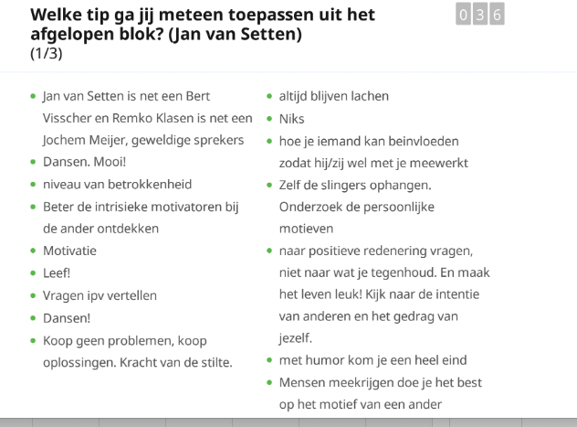 Slido tips Jan van Setten